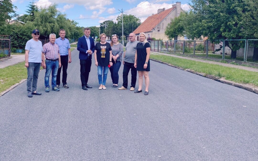 Odbiór drogi w miejscowości Wołczyn