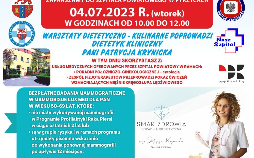 Żyj zdrowo, jedz kolorowo – Warsztaty dietetyczno-kulinarne