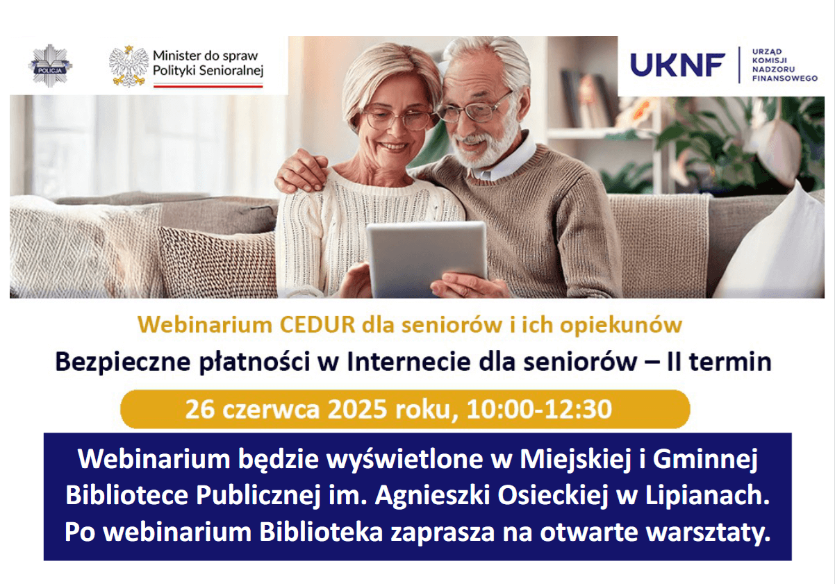 plakat z informacją o wydarzeniu