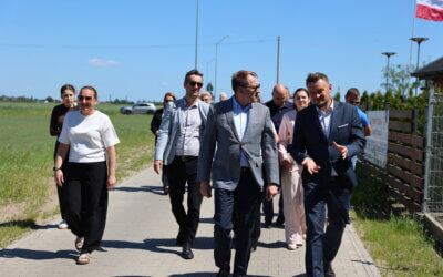 Uroczyste otwarcie drogi do miejscowości Przywodzie